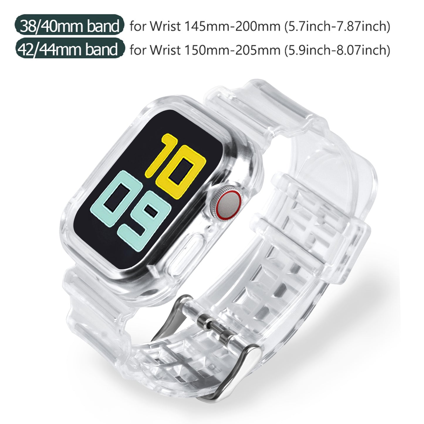 Sport Clear Band + Case for Apple Watch